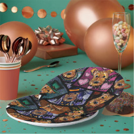 AIREDALE TERRIER PAPPTELLER