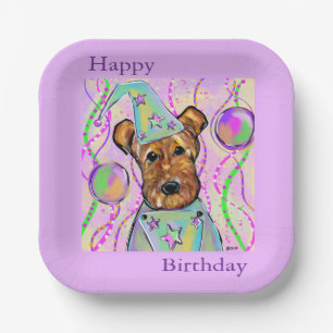 AIREDALE TERRIER   PAPPTELLER