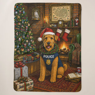 Airedale Terrier Polizei Urlaub Sherpadecke