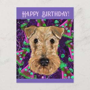 AIREDALE TERRIER POSTKARTE