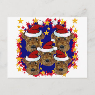 AIREDALE TERRIER POSTKARTE