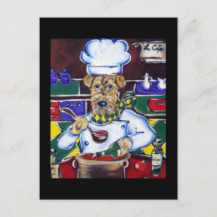 Airedale Terrier Postkarte