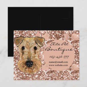AIREDALE TERRIER POSTKARTE