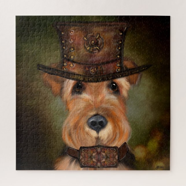 AIREDALE TERRIER PUZZLE (Vertikal)