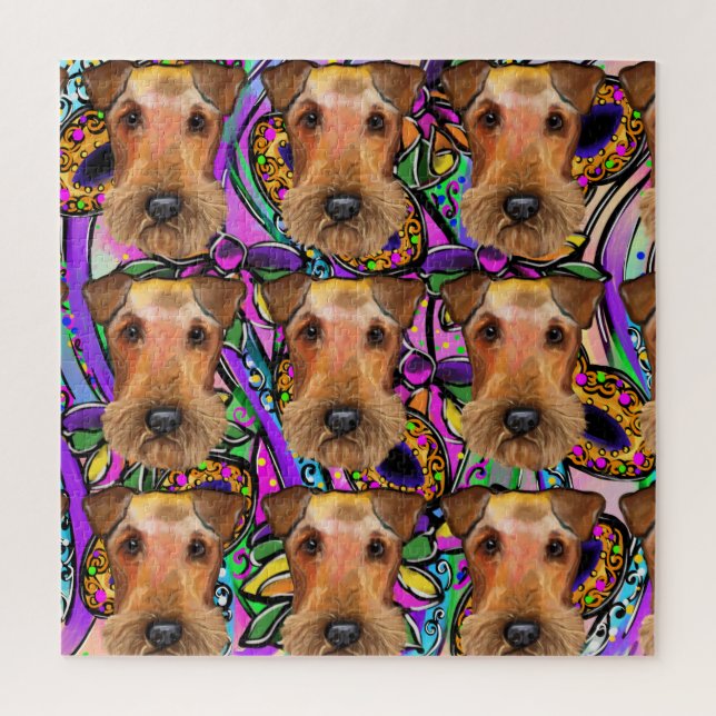AIREDALE TERRIER PUZZLE (Vertikal)