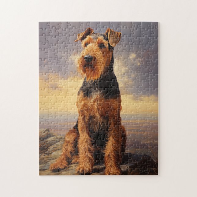 Airedale Terrier Puzzle (Vertikal)