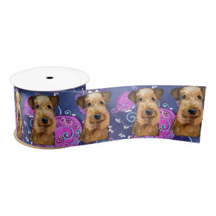 AIREDALE TERRIER SATINBAND