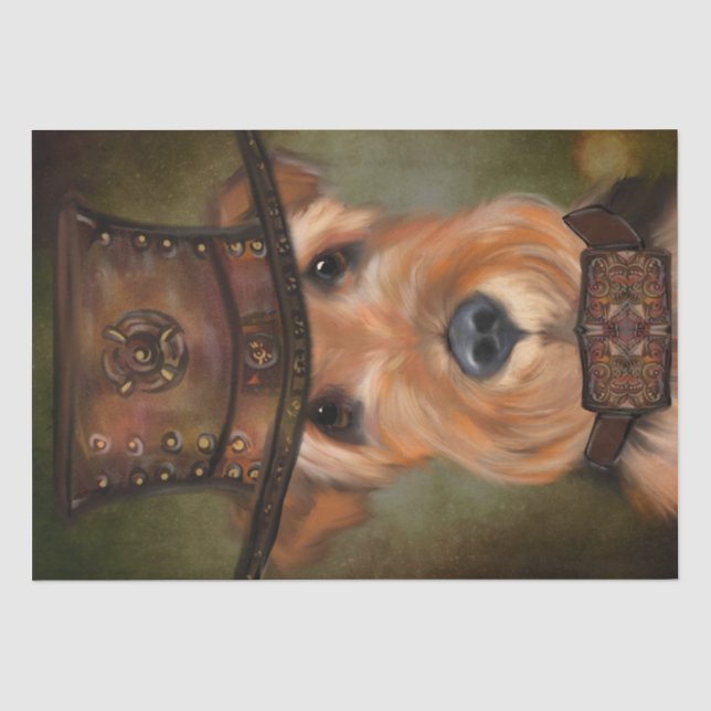 Airedale Terrier  Seidenpapier (Vorderseite)