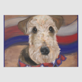 AIREDALE TERRIER SEIDENPAPIER