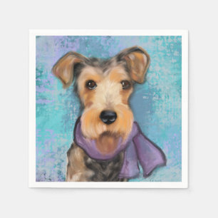 Airedale Terrier Serviette