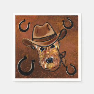 Airedale Terrier Serviette