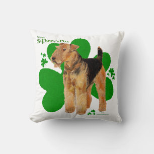 Airedale Terrier St. Patrick Kissen