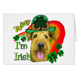 Airedale Terrier St. Patrick's Day
