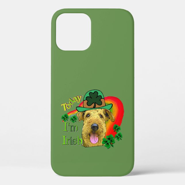 Airedale Terrier St. Patrick's Day Case-Mate iPhone Hülle (Rückseite)