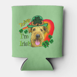 Airedale Terrier St. Patricks Day Dosenkühler
