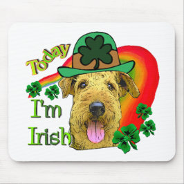 Airedale Terrier St. Patrick's Day Mousepad