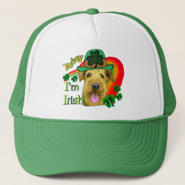 Airedale Terrier St. Patrick's Day Truckerkappe