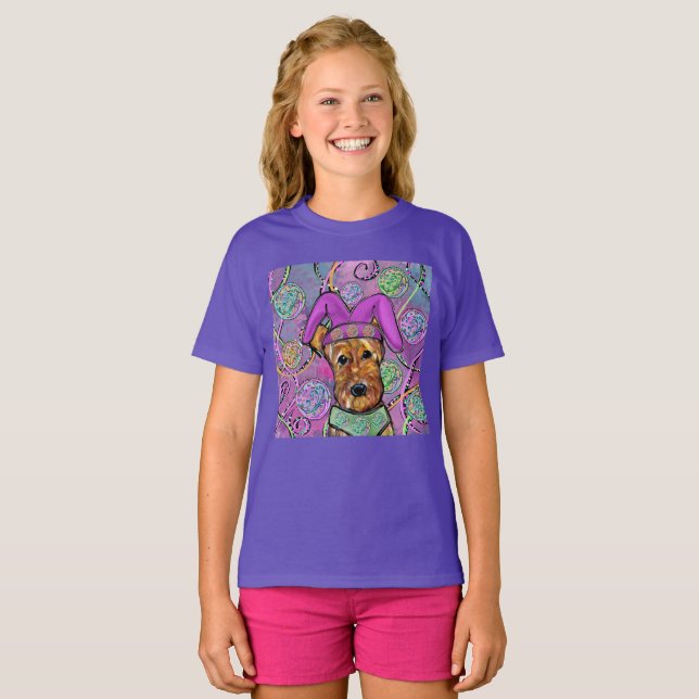 AIREDALE TERRIER T-Shirt (Vorne ganz)