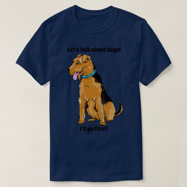 Airedale Terrier T-Shirt (Design vorne)