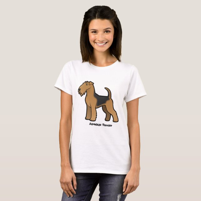 Airedale Terrier T-Shirt (Vorne ganz)