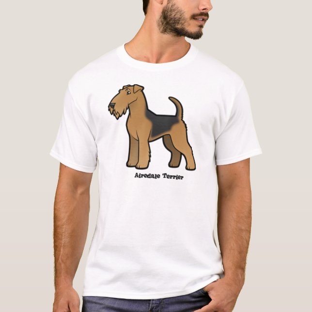 airedale Terrier T-Shirt (Vorderseite)
