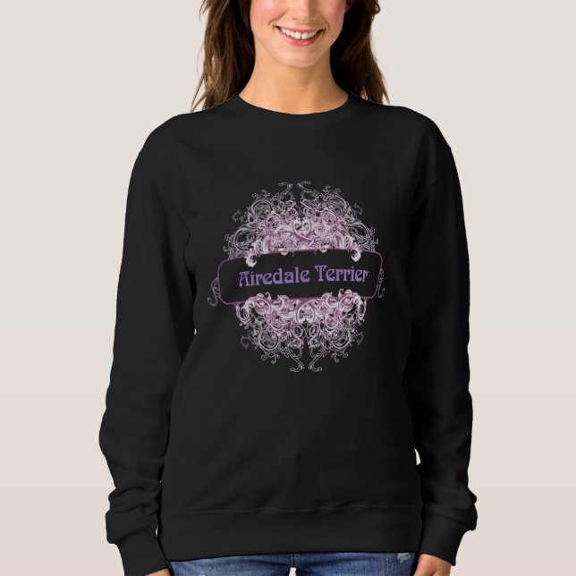 Airedale Terrier T - Shirt Airedale Terrier Grunge (Vorderseite)