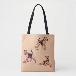 Airedale-Terrier-Taschen-Tasche