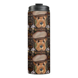 Airedale Terrier Thermosbecher