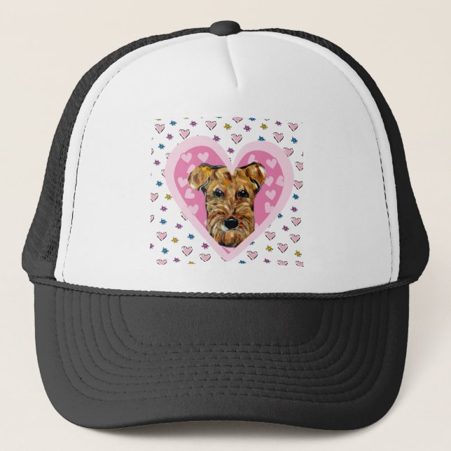 AIREDALE TERRIER TRUCKERKAPPE (Vorderseite)