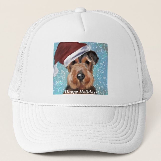 AIREDALE TERRIER TRUCKERKAPPE (Vorderseite)
