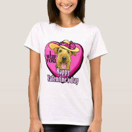 Airedale Terrier Valentines T-Shirt