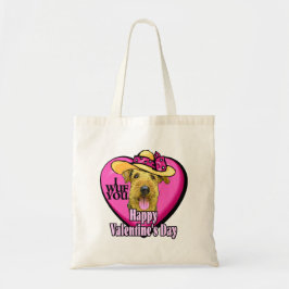 Airedale Terrier Valentinstag Tragetasche