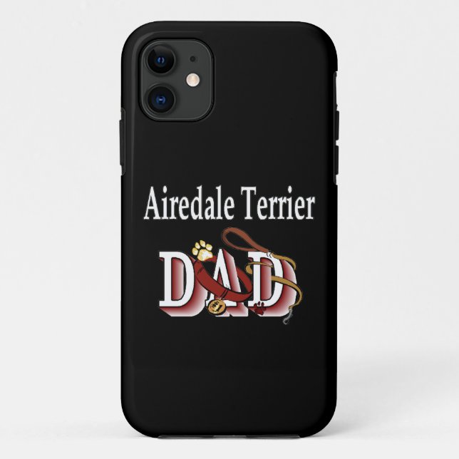 Airedale Terrier Vater Case-Mate iPhone Hülle (Rückseite)