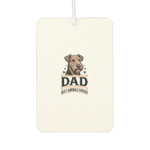 Airedale Terrier Vater Vintage Hund Vater Shirt_1 Autolufterfrischer