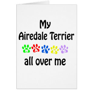 Airedale Terrier Walks Design