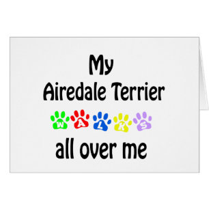 Airedale Terrier Walks Design