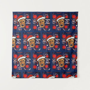 AIREDALE TERRIER WANDTEPPICH