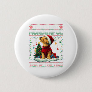 Airedale Terrier Weihnachtsbaum Dekorationen Dog L Button