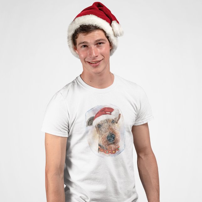 Airedale Terrier Weihnachtsgeschenke für Hundefreu T-Shirt (Von Creator hochgeladen)