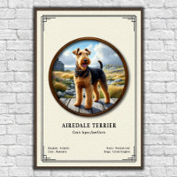Airedale Terrier Zoologie-Serie