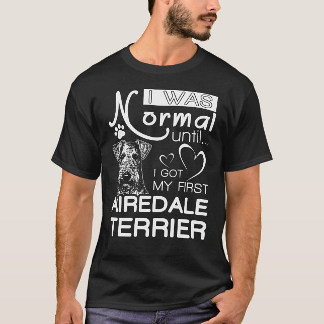Airedale-Terriergeschenk-T - Shirt für (Vorderseite)
