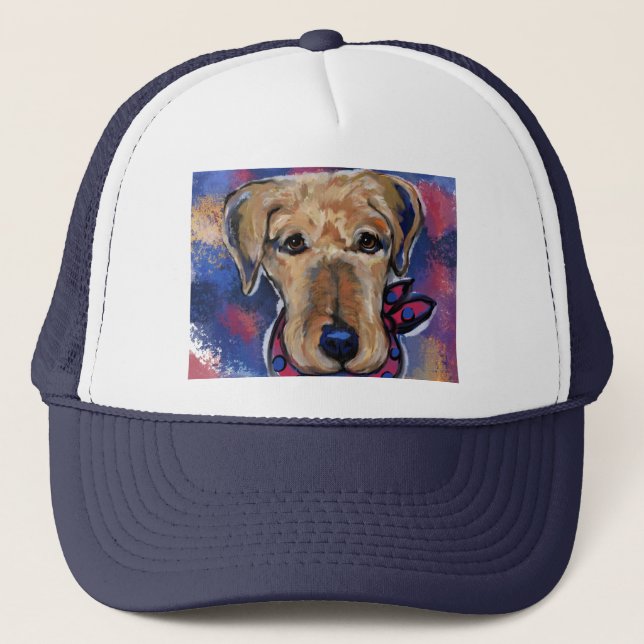 Airedale Terriers Truckerkappe (Vorderseite)