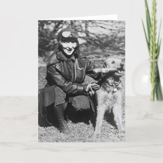 Airedale und Aviatrix, Anfang der 20er Jahre Karte
