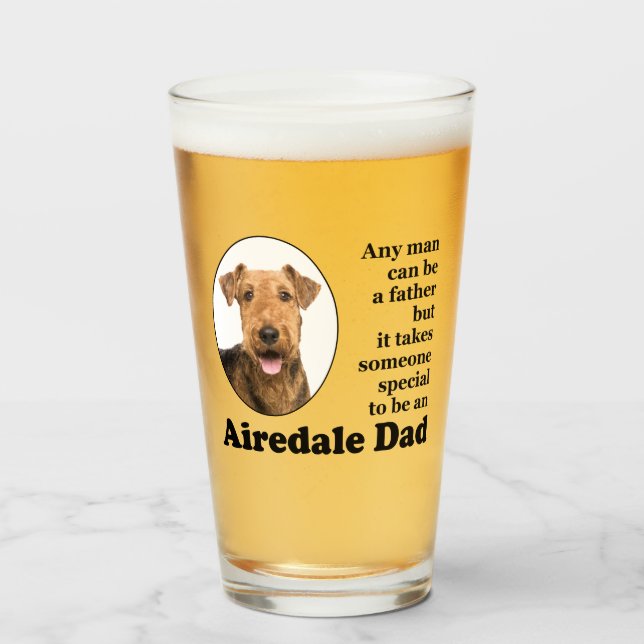 Airedale Vater Glass Tumbler (Vorne (Gefüllt))