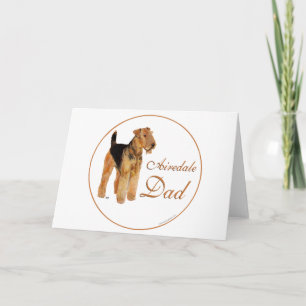 Airedale Vater-Tag Karte