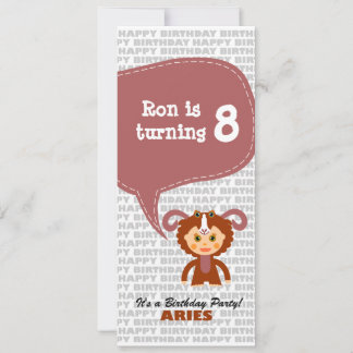 Aires Einladung Geburtstagsparty