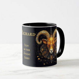 Aires Geburtstagsgeschenk Name Schwarzer Kaffee hi Tasse