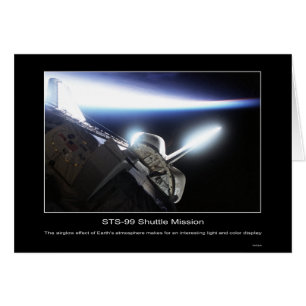 Airglow-Effekt in der Atmosphäre der Erde