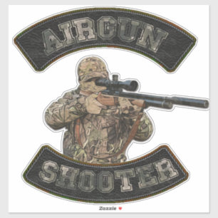 Airgun Shooter Sticker