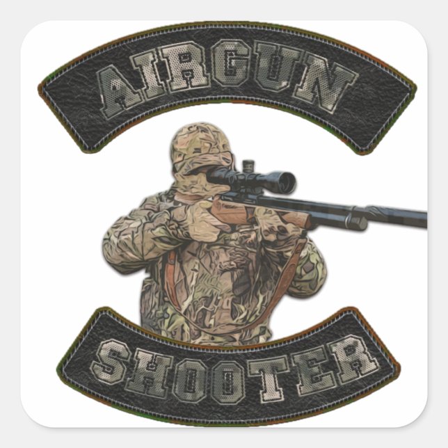 Airgun Shooter Sticker (Vorderseite)